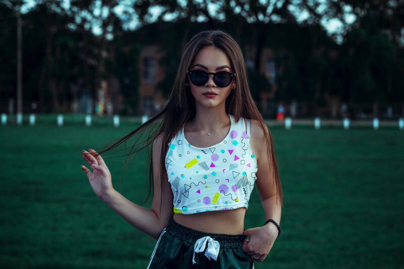 Tank Top on a Girl Mockup - Image 4